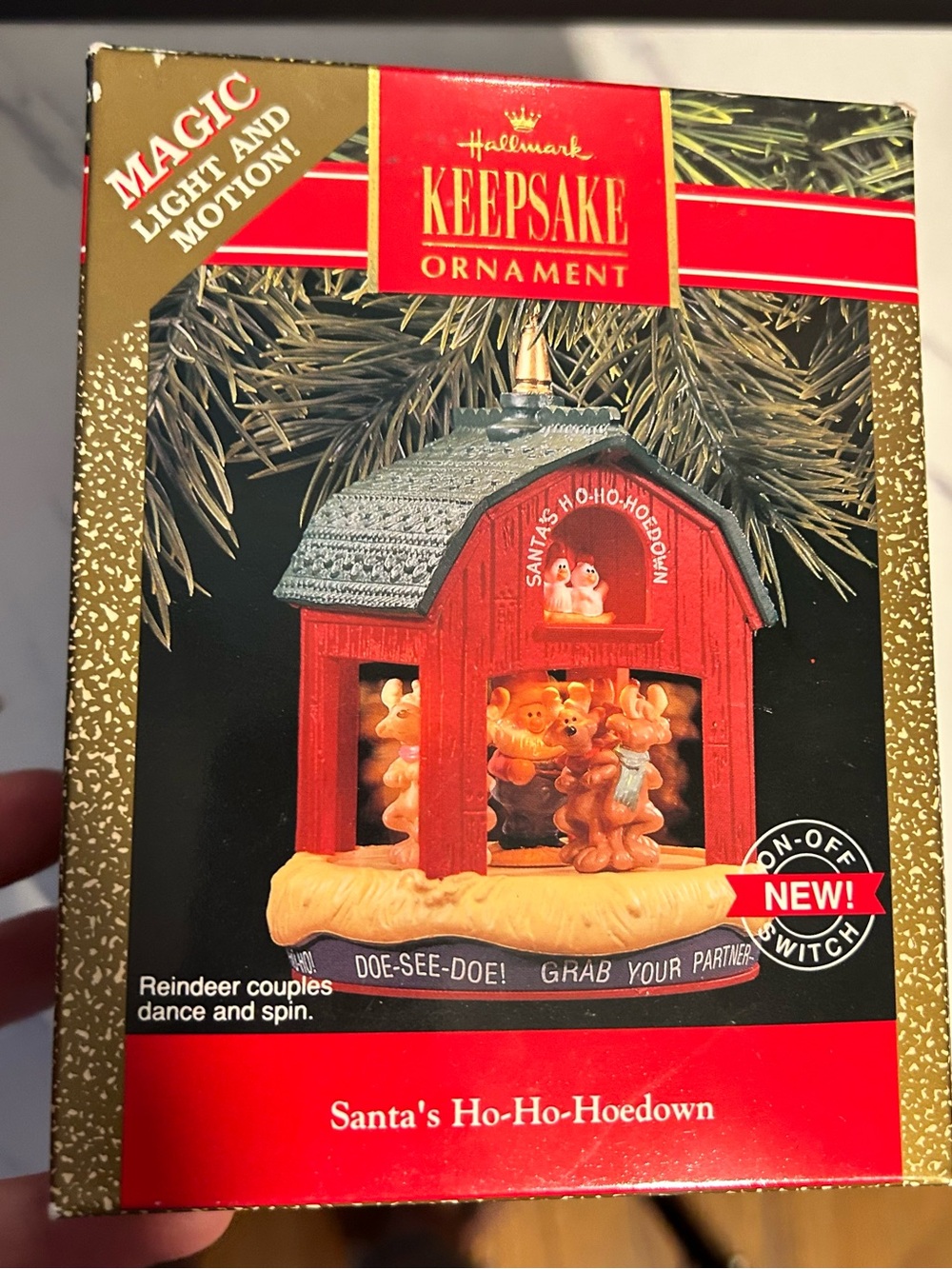Hallmark Keepsake Ornament - Red Barn Santa's Ho-Ho-Hoedown